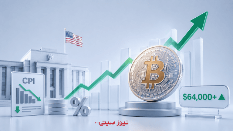 بیتکوین با کاهش تورم آمریکا از ۶۴ هزار دلار عبور کرد