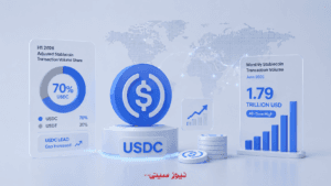 USDC در رقابت حجم تراکنشها از تتر جلو زد