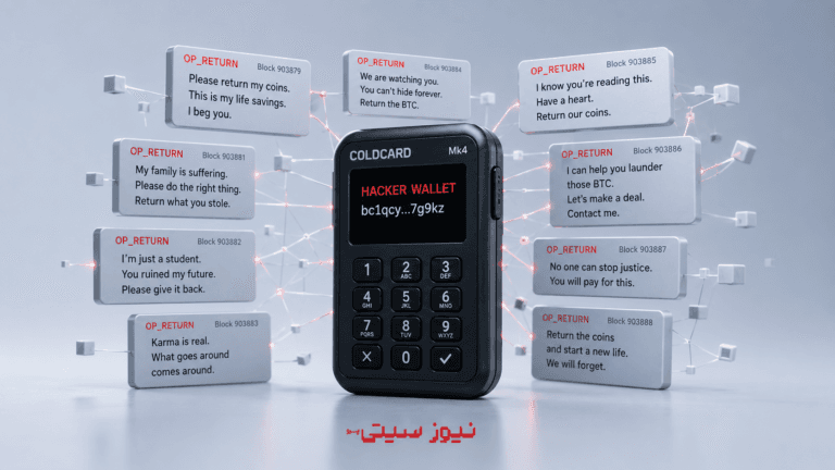 پیامرسانی توسط بلاکچین به مهاجم هک coldcard
