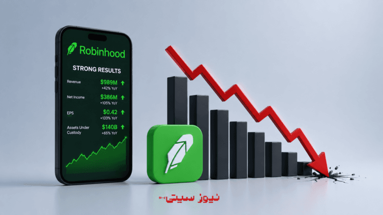 افت سهام Robinhood با وجود گزارش مالی قوی